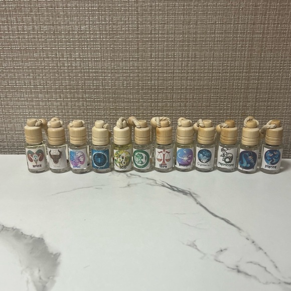 Gemini Zodiac Sign Car Diffuser 6 ml with Crystals - Picture 9 of 9